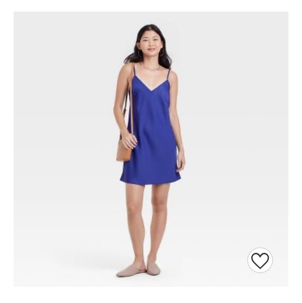 Blue Slip Dress